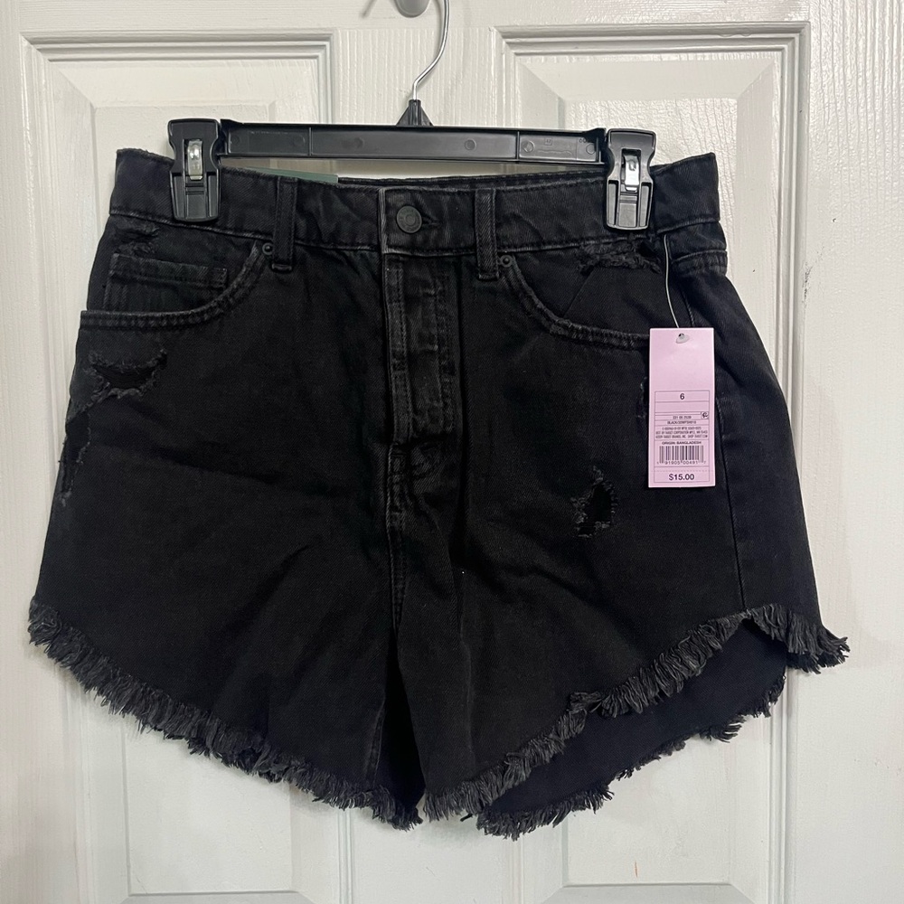 Wild Fable Black Distressed Women's Jean Shorts